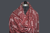 Fine wool Embroidered shawl 40'x80'