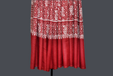 Fine wool Embroidered shawl 40'x80'