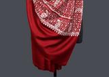 Fine wool Embroidered shawl 40'x80'