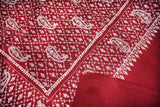 Fine wool Embroidered shawl 40'x80'