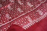 Fine wool Embroidered shawl 40'x80'