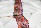 Hand embroidered pashmina shawl 40X80 inch paldar