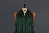 Fine wool Embroidered green shawl 40"x80"