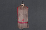 Fine wool Embroidered shawl 40"x80"