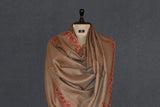 Fine wool Embroidered shawl 40"x80"