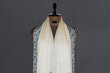 Fine wool Embroidered shawl 40"x80"