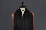 Fine wool Embroidered black shawl 40"x80"