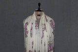 Pashmina hand embroidered shawl 40x80 inch