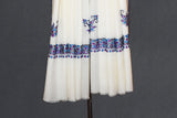 Fine wool Embroidered shawl 40"x80"