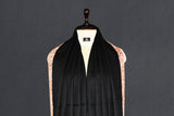 Fine wool Embroidered black shawl 40"x80"