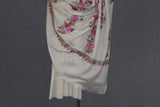 Pashmina hand embroidered shawl 40x80 inch