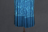 Fine wool Embroidered shawl 40"x80"