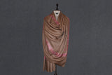 Fine wool Embroidered shawl 40"x80"