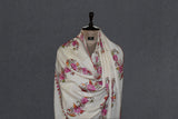 Pashmina hand embroidered shawl 40x80 inch