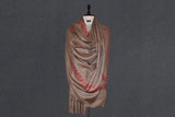 Fine wool Embroidered shawl 40"x80"