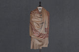 Fine wool Embroidered shawl 40"x80"