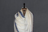 Fine wool Embroidered shawl 40"x80"