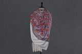 Pashmina hand embroidered shawl 40x80 inch