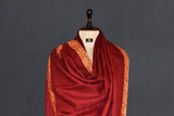 Fine wool Embroidered shawl 40"x80"