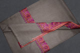 Fine wool Embroidered shawl 40"x80"