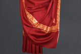 Fine wool Embroidered shawl 40"x80"