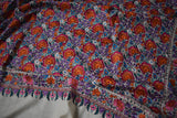 Pashmina hand embroidered shawl 40x80 inch