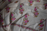 Pashmina hand embroidered shawl 40x80 inch