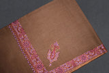Fine wool Embroidered shawl 40"x80"