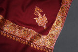 Fine wool Embroidered shawl 40"x80"
