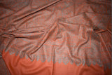 Pashmina hand embroidered shawl 40x80 inch