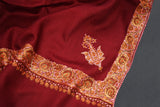 Fine wool Embroidered shawl 40"x80"