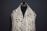 Fine wool Embroidered shawl 40x80 inch