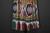 Embroidered fine wool stole 28"x80" print kalamkari