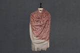 Pashmina Hand embroidered jammawar shawl 40"x80"