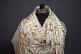 Fine wool Embroidered shawl 40x80 inch