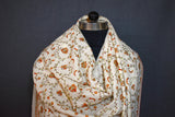 Fine wool Embroidered shawl 40x80 inch