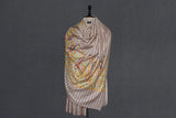 Pashmina hand embroidered shawl 40x80 inch