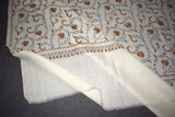 Fine wool Embroidered shawl 40x80 inch