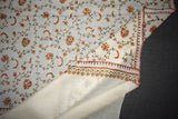 Fine wool Embroidered shawl 40x80 inch