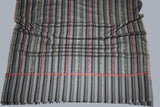 Fine wool Embroidered womens stripe shawl 40"x80"