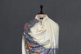 Hand embroidered pashmina shawl 40X80 inch paldar