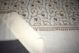 Fine wool Embroidered shawl 40x80 inch