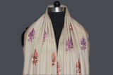 Fine wool Embroidered boti shawl 40'x80'