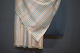 Handwoven pashmina check shawl 40x80 inch