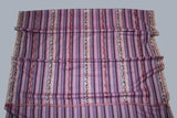 Fine wool Embroidered stripes shawl 40"x80"