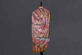 Pashmina kalamkari hanmade shawl 45x85 inch mehrab