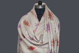 Fine wool Embroidered boti shawl 40'x80'