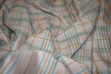 Handwoven pashmina check shawl 40x80 inch