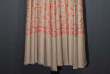 Fine wool Embroidered shawl 40x80 inch