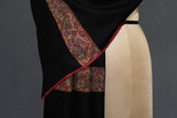 Antique pashmina stole black